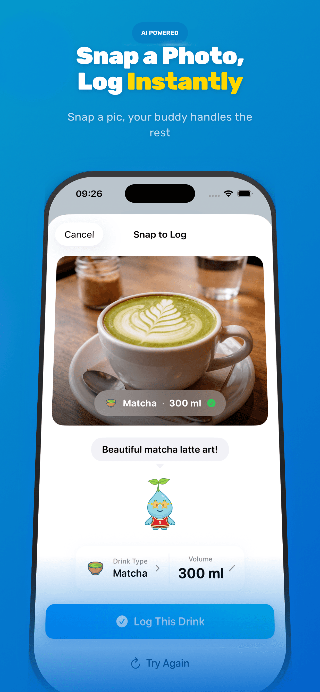 Photo logging feature