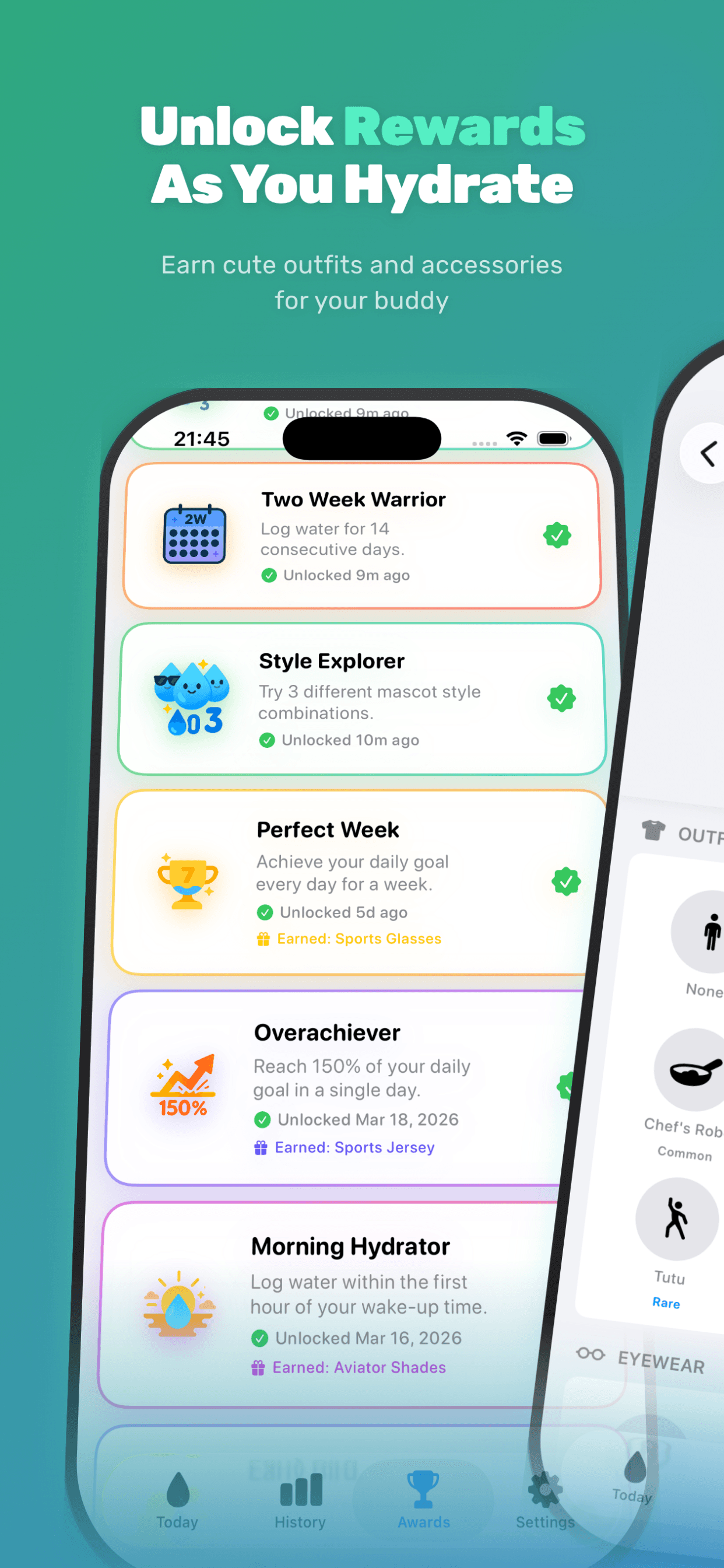Rewards and achievements